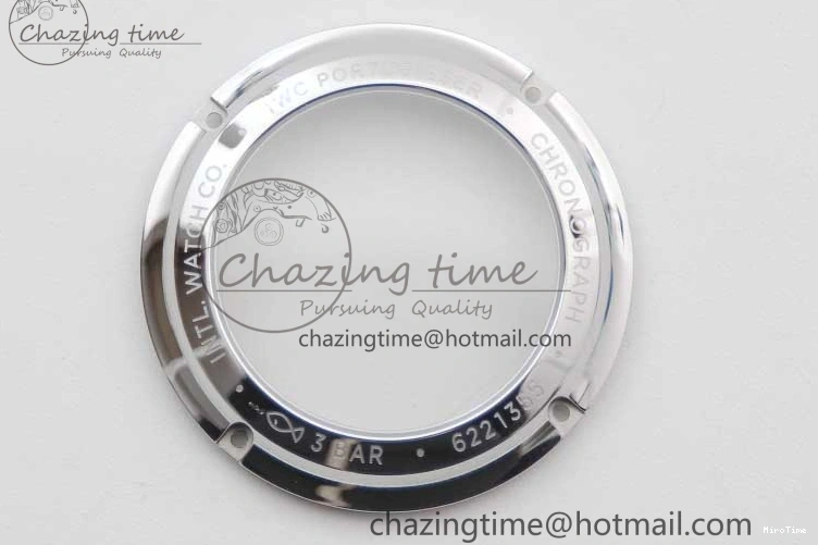 MIROTIME 0315 FastDry Portugieser Chronograph IW371615 ZF Best Edition Green Dial on SS Bracelet A7750 (Slim Movement) 7038